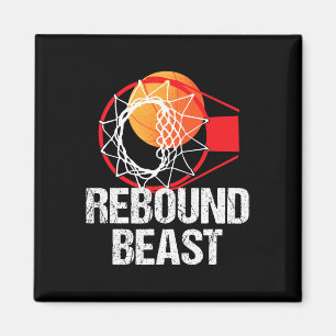 Basketball Court Fun Rebound Beast Player Geschenk Magnet