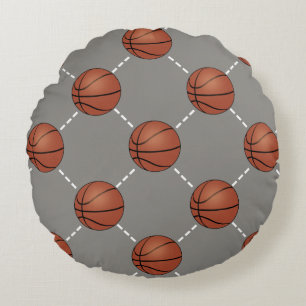 Basketball Court Rundes Kissen