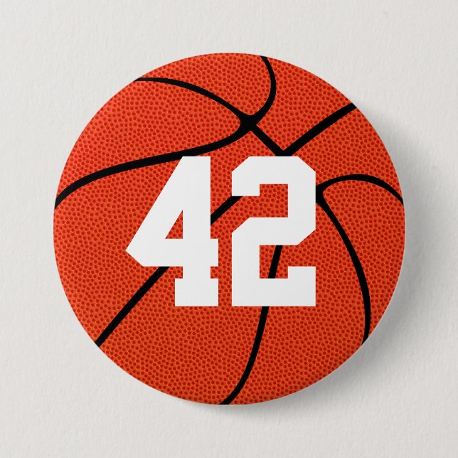 Basketball Custom High Definition Button Button (Vorderseite)