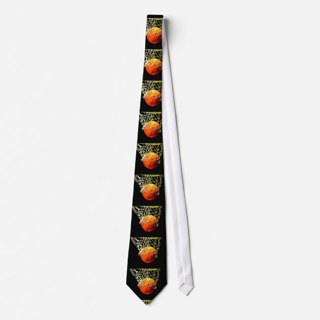 Basketball Custom Krawatten Neckwear (Vorderseite)
