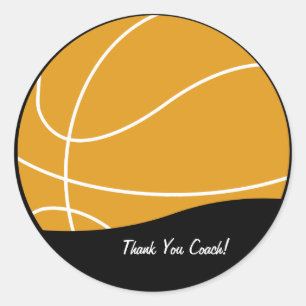 Basketball Danke Stickers