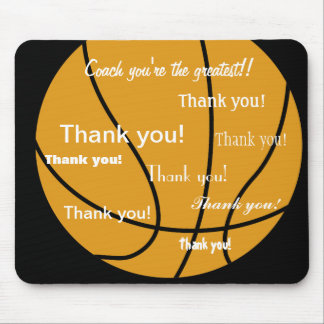Basketball danken Ihnen Geschenke Mousepad