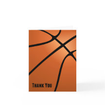 Basketball danken Ihnen leeres kundengerechtes