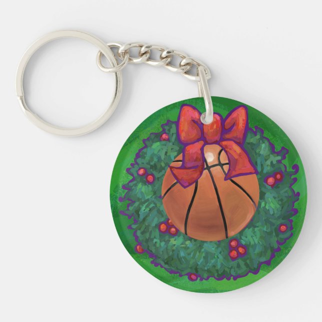 Basketball dans la couronne de Noël (Devant)