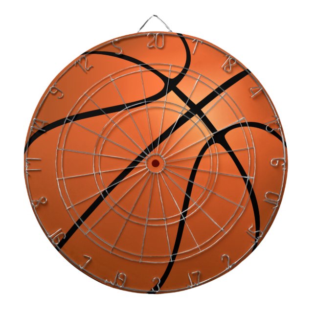 Basketball Dart Board Geschenk Dartscheibe (vorne)