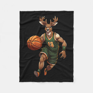 Basketball Deer Fleecedecke