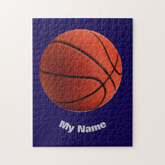 Basketball Dein Name (Vertikal)