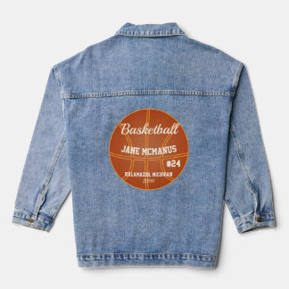 Basketball Denim Jacket Jeansjacke