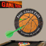 Basketball der beste Coach Dartscheibe<br><div class="desc">Modern Best Coach je Basketball Dartboard,  das perfekte Geschenk zu sagen,  danke.</div>