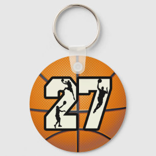 Basketball der Nr.-27 Schlüsselanhänger