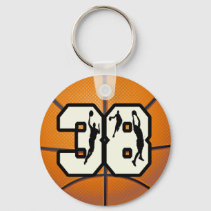 Basketball der Nr.-38 Schlüsselanhänger