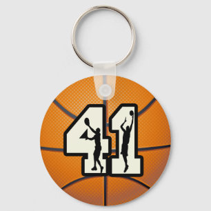 Basketball der Nr.-41 Schlüsselanhänger