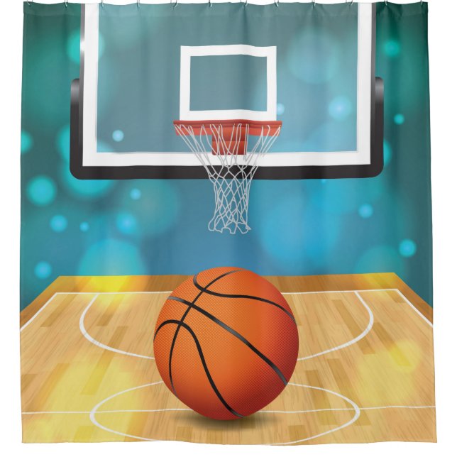 Basketball Design Douche rideau (Devant)