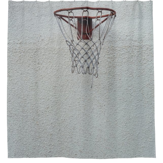 Basketball-Design Duschvorhang (Vorderseite)