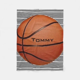 Basketball Design Fleece Blanket