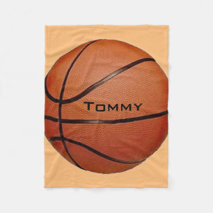 Basketball Design Fleece Blanket