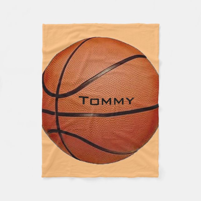 Basketball Design Fleece Blanket (Vorderseite)