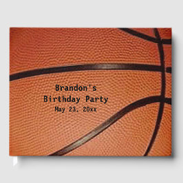 Basketball Design Gästebuch