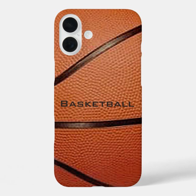 Basketball Design iPhone Case (Rückseite)