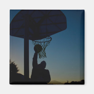 Basketball-Design Magnet