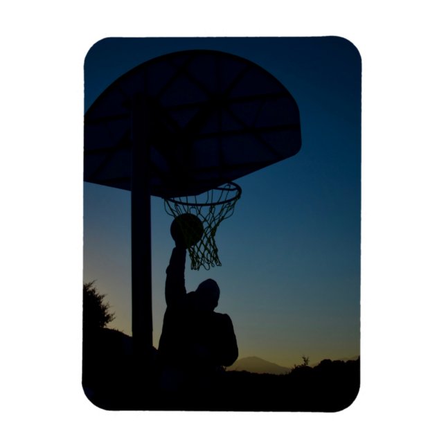 Basketball-Design Magnet (Vertikal)