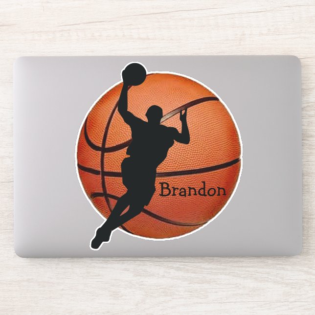 Basketball-Design-Sticker Aufkleber (Computer)