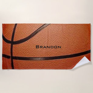 Basketball Design Strandtuch
