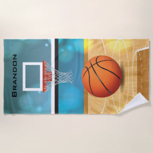 Basketball Design Strandtuch