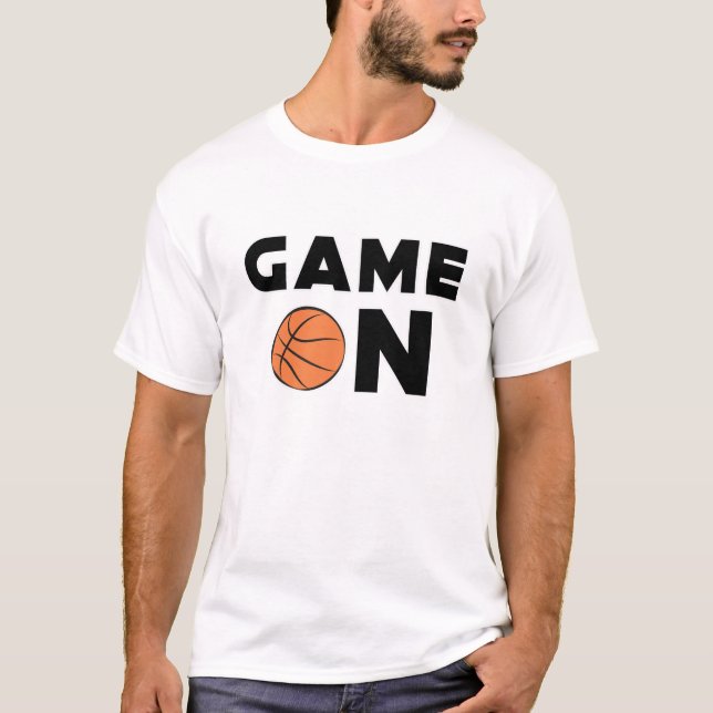 Basketball-Design T-Shirt (Vorderseite)