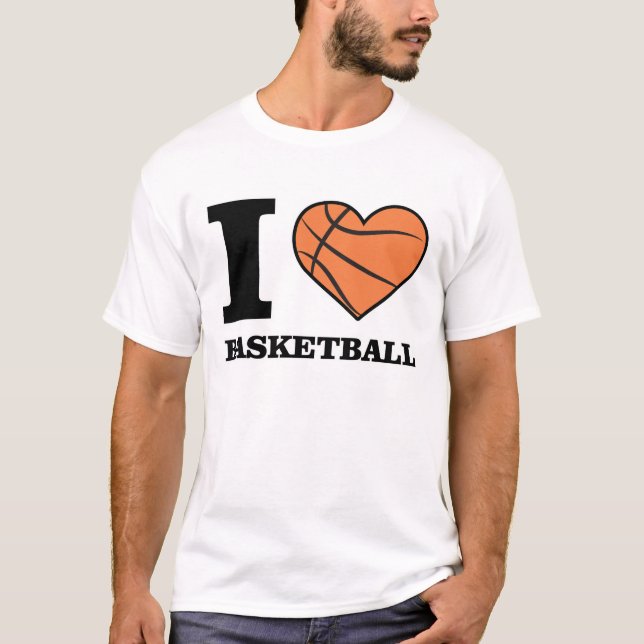 Basketball-Design T-Shirt (Vorderseite)