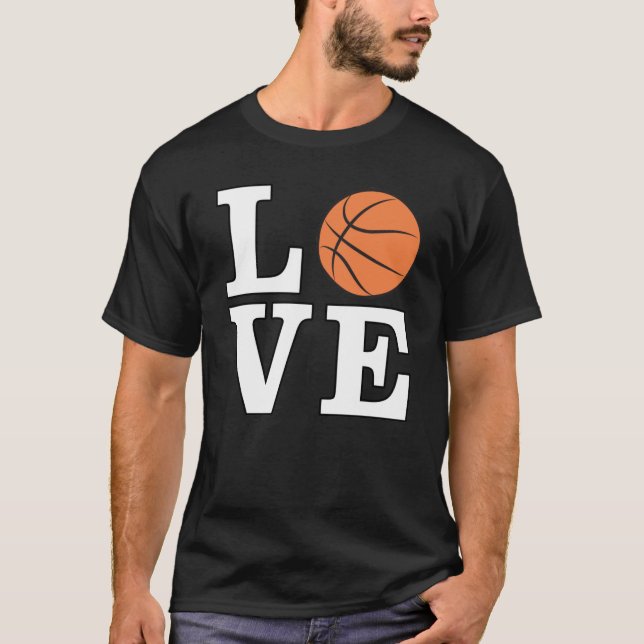 Basketball-Design T-Shirt (Vorderseite)