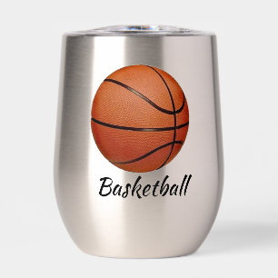 Basketball Design Thermal Wine Tumbler