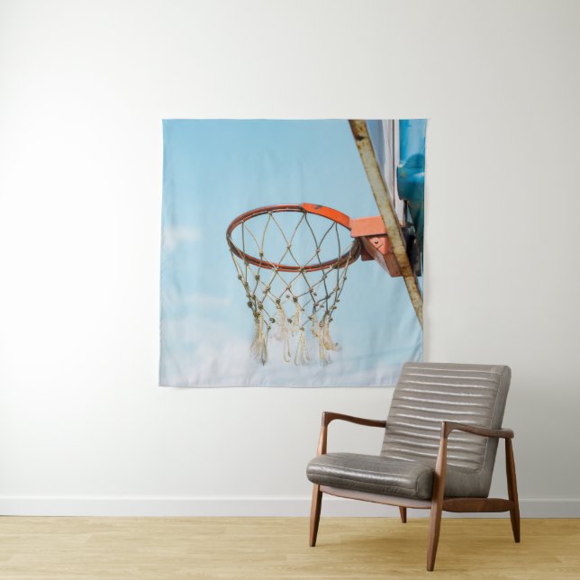 Basketball-Design Wandteppich (Beispiel)