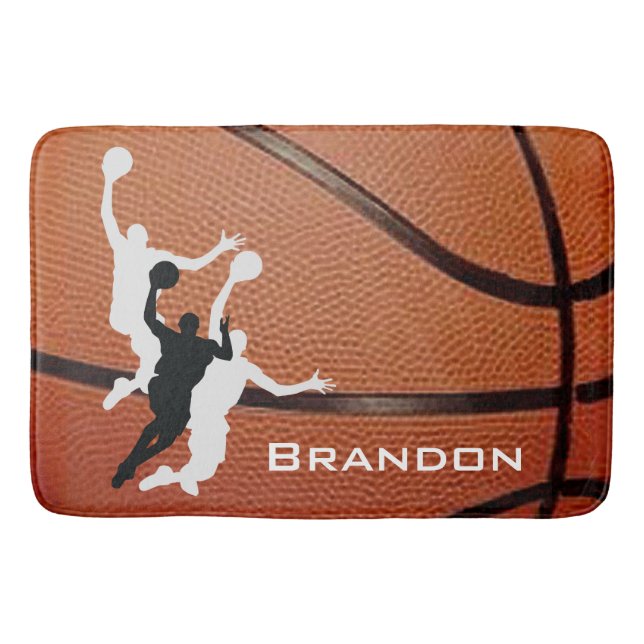 Basketball-Designbadematte Badematte (Vorderseite)