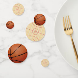 Basketball-Designtisch Confetti Konfetti