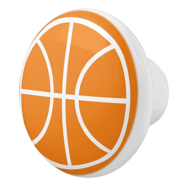 Basketball-Designziehknopf für Kinderzimmer Keramikknauf (Rechts)