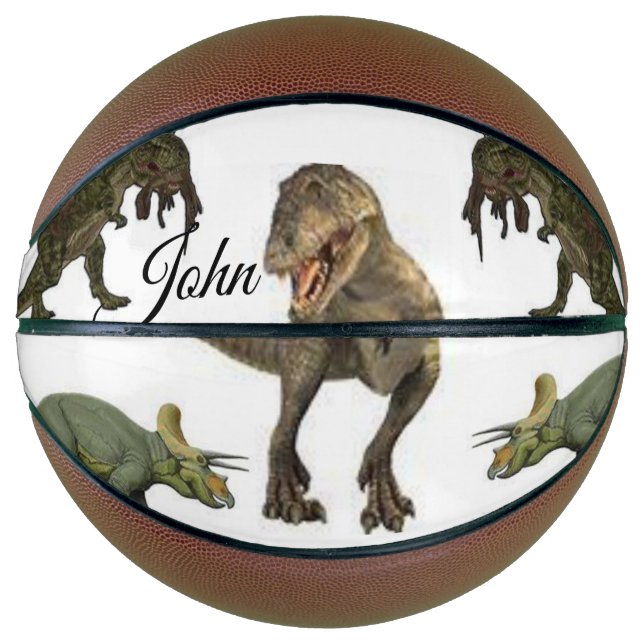 Basketball Dinosaurier (Vorderseite)