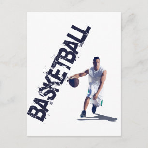 Basketball Dribble Postkarte
