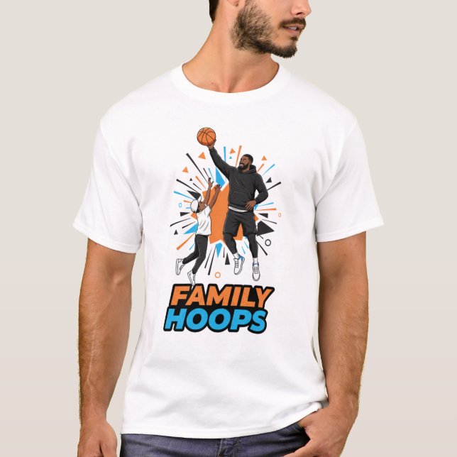 Basketball Drip Neon Basketball Graphics  T-Shirt (Vorderseite)