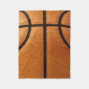 Basketball-Druck-Muster-Hintergrund Fleecedecke