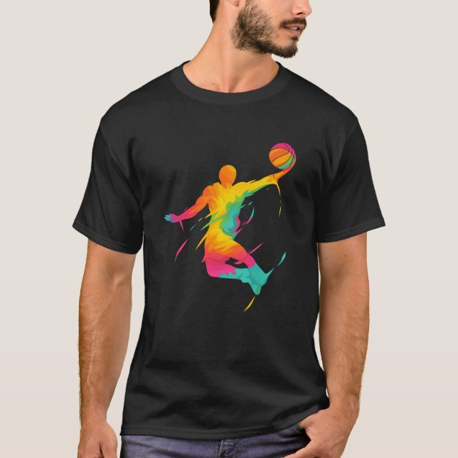 Basketball Dunk T-Shirt (Vorderseite)