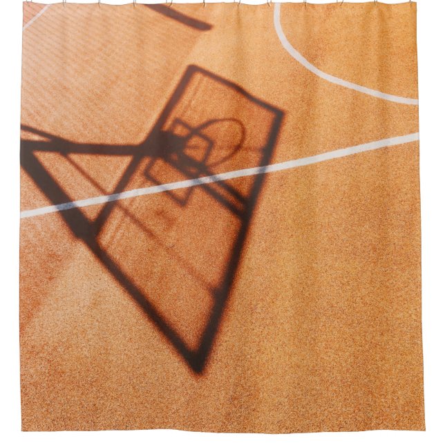 Basketball Duschvorhang (Vorderseite)