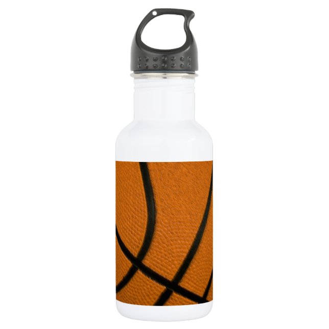 Basketball Edelstahlflasche (Vorderseite)