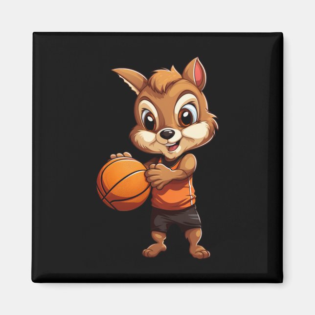 Basketball-Eichel Magnet (Vorne)