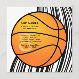 Basketball-Einladung Einladung