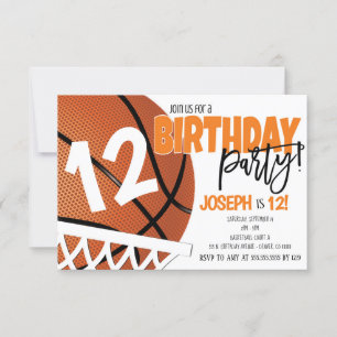 Basketball Einladung zum Geburtstag