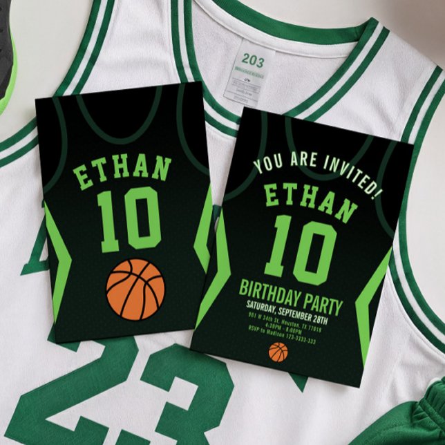 Basketball Einladung zum Geburtstag (Von Creator hochgeladen)