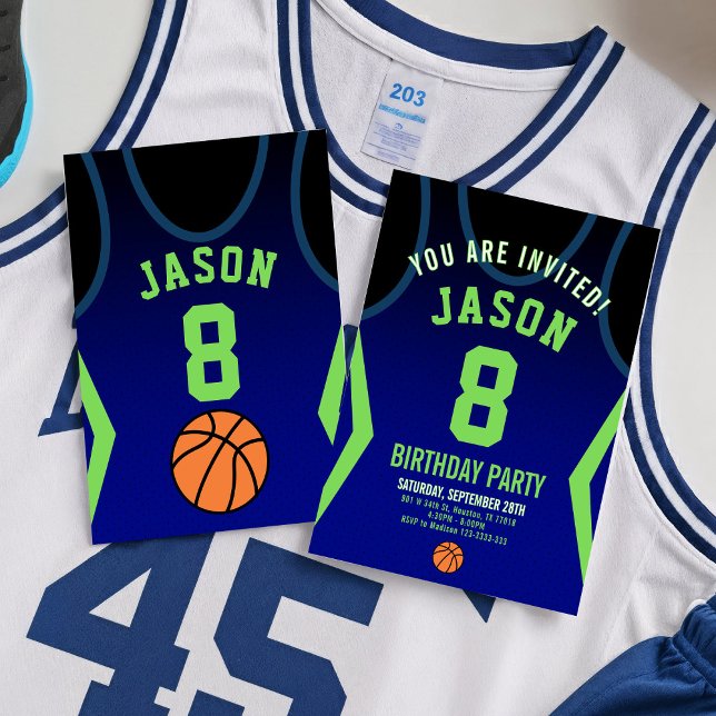 Basketball Einladung zum Geburtstag (Von Creator hochgeladen)