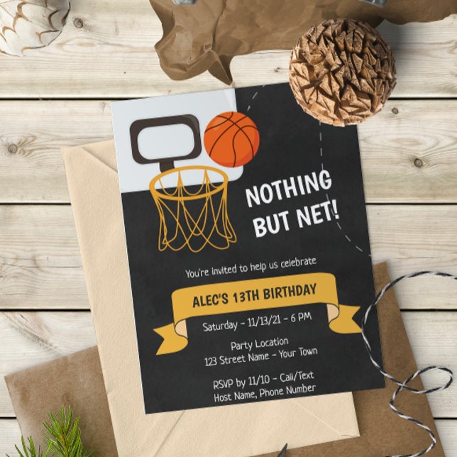 Basketball Einladung zum Geburtstag (Von Creator hochgeladen)