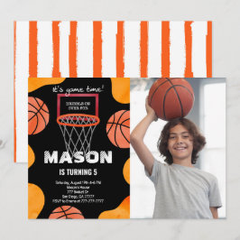 Basketball Einladung zum Geburtstag Foto